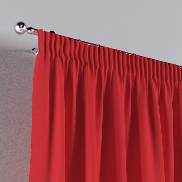 Pencil pleat curtains