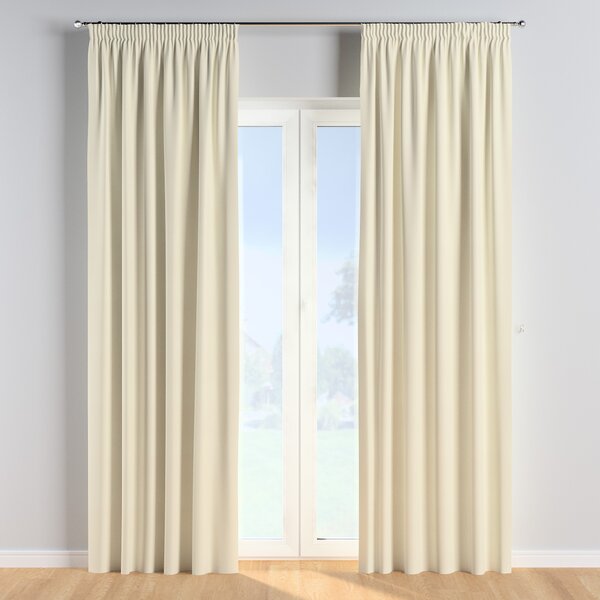 Pencil pleat curtains