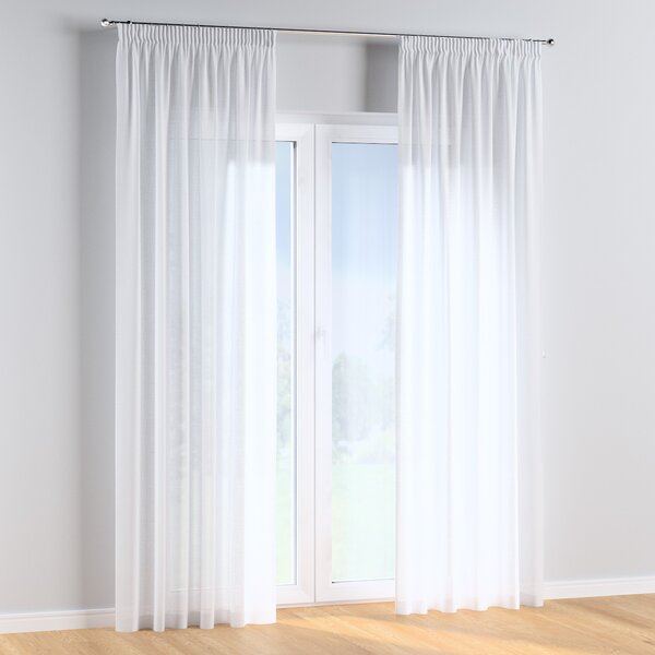 Pencil pleat curtains