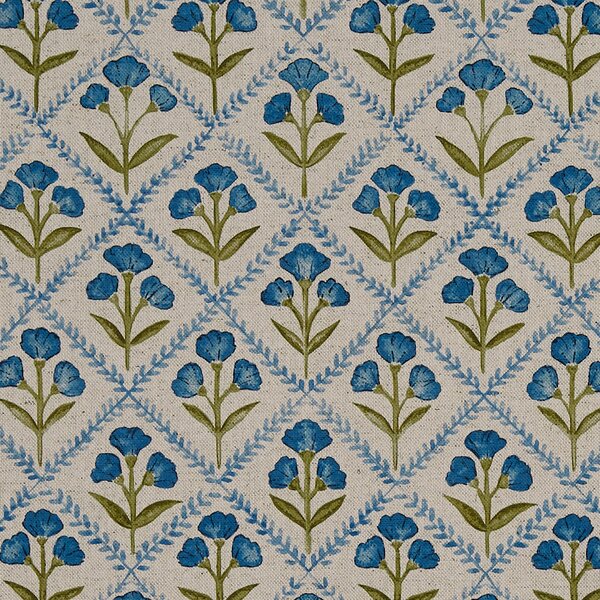 Prestigious Textiles Chatsworth Fabric Cornflower
