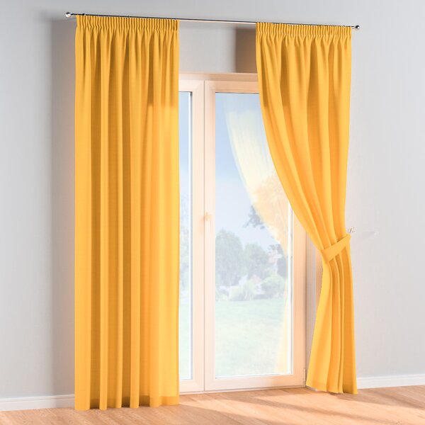 Pencil pleat curtains