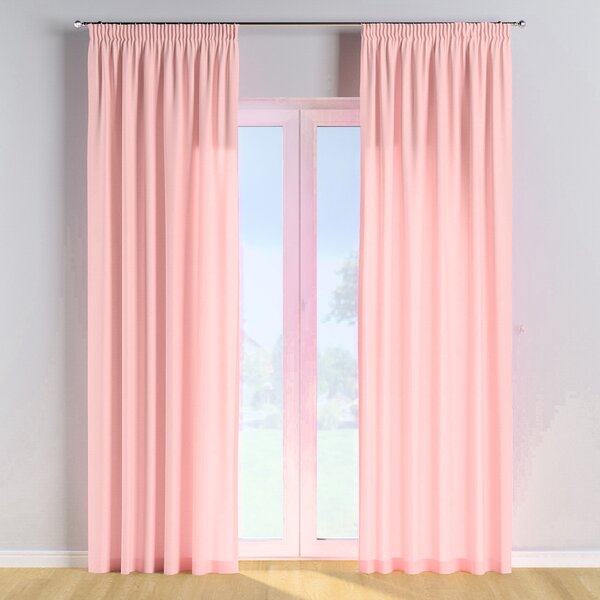 Pencil pleat curtains