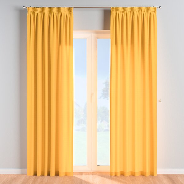 Pencil pleat curtains