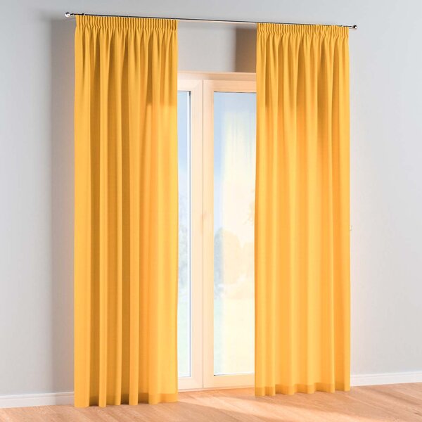 Pencil pleat curtains