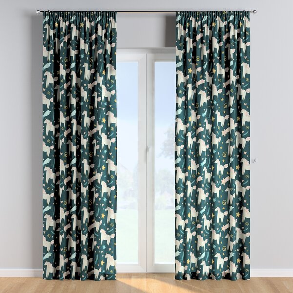 Pencil pleat curtains