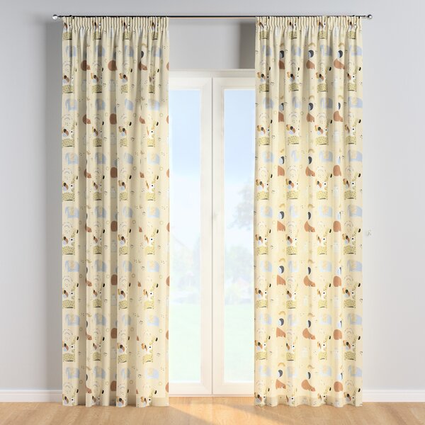 Pencil pleat curtains