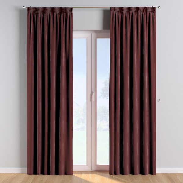 Pencil pleat curtains