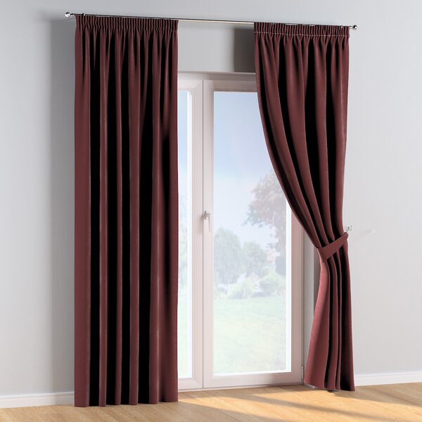 Pencil pleat curtains