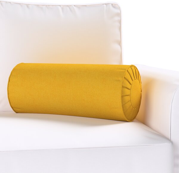 Bolster cushion with pleats