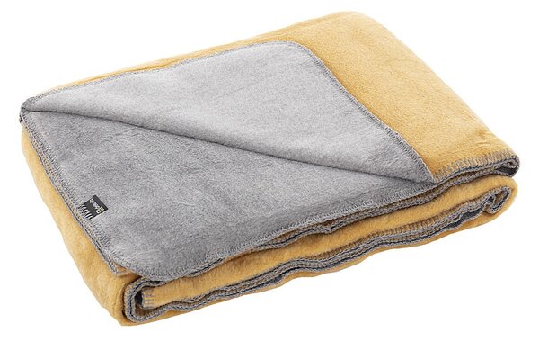 Cotton Cloud Blanket 150x200cm Mustard&Grey