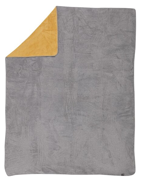 Cotton Cloud Blanket 150x200cm Mustard&Grey