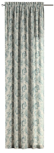 Slot and frill curtains