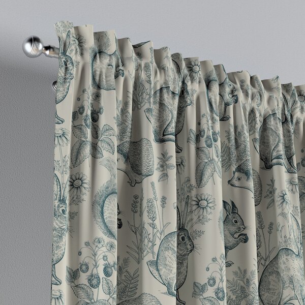 Slot and frill curtains