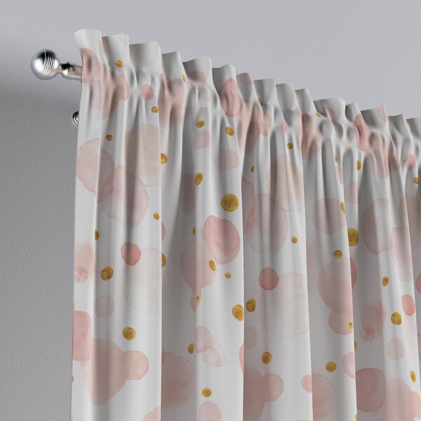 Slot and frill curtains