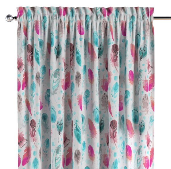 Slot and frill curtains