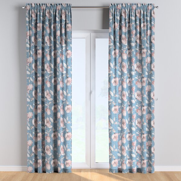 Slot and frill curtains