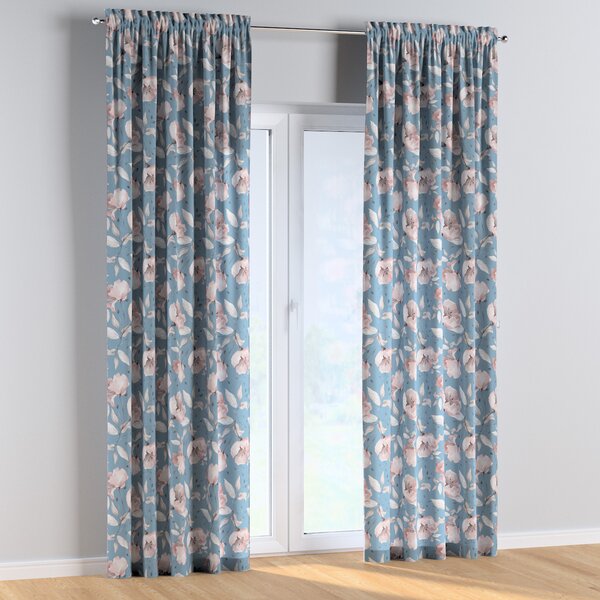 Slot and frill curtains