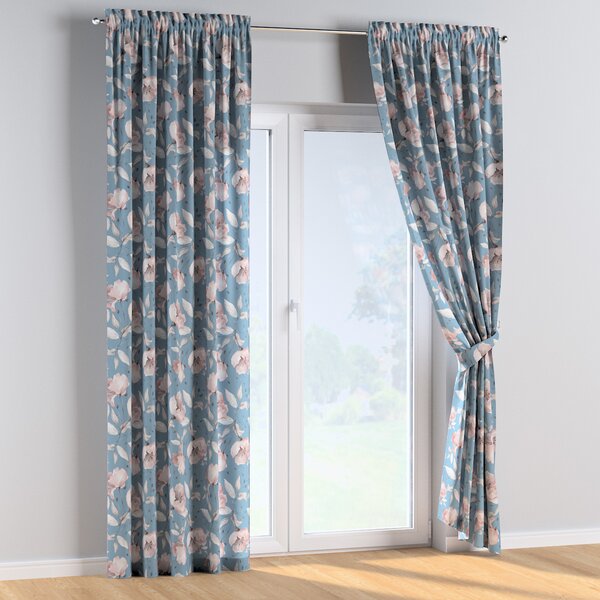 Slot and frill curtains