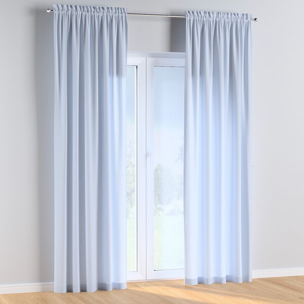 Slot and frill curtains