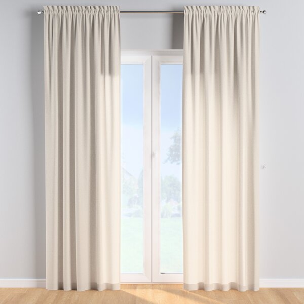 Slot and frill curtains