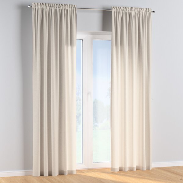 Slot and frill curtains