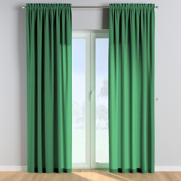 Slot and frill curtains