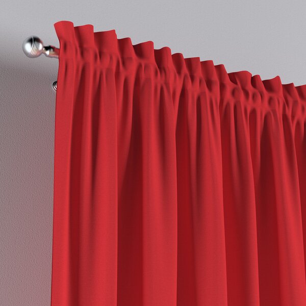 Slot and frill curtains