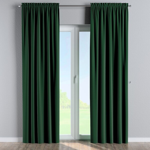 Slot and frill curtains
