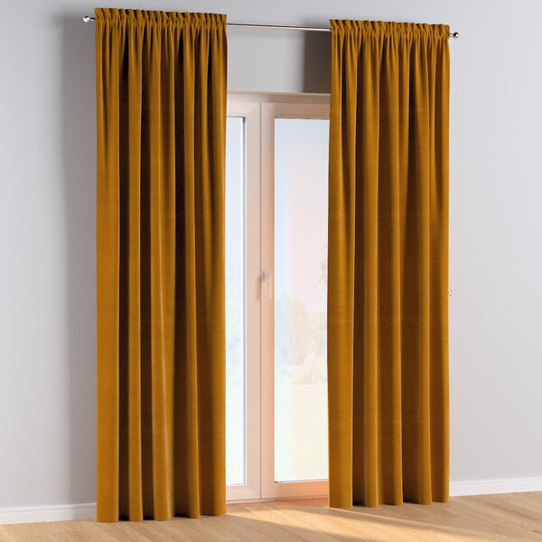 Slot and frill curtains