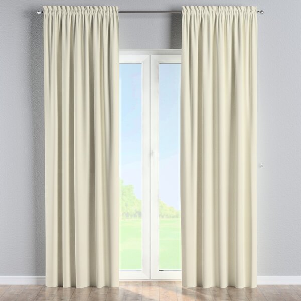 Slot and frill curtains