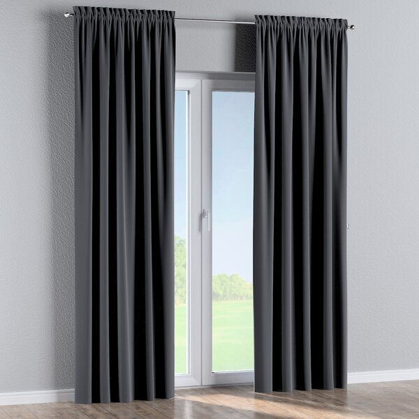 Slot and frill curtains