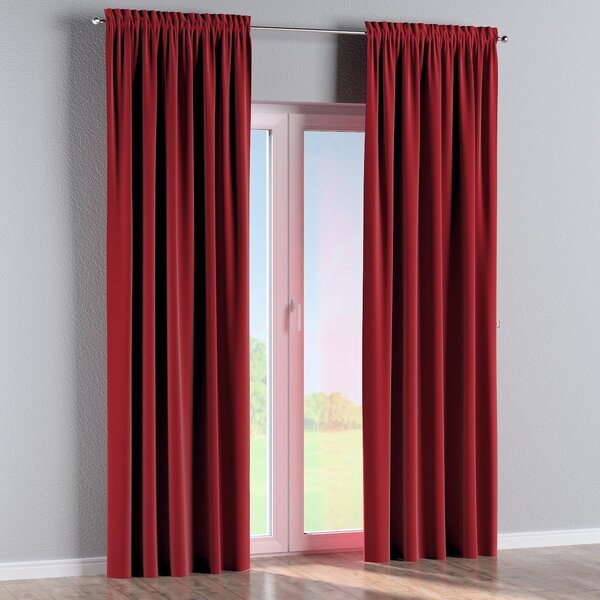 Slot and frill curtains