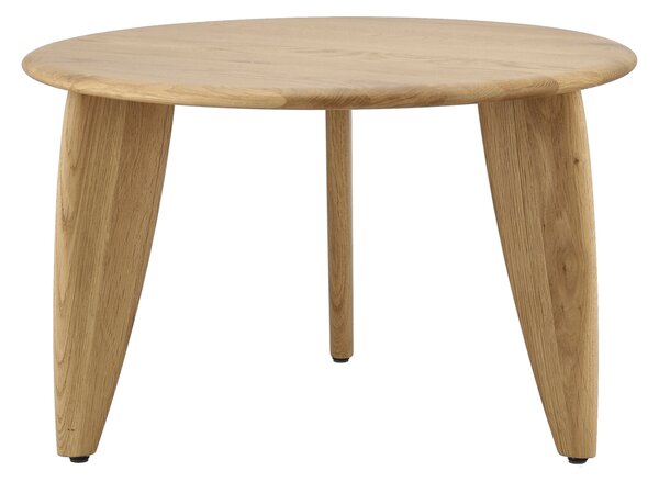 1898 Lyckeby coffee table Ø60x37.5 cm Natural lacquered oak