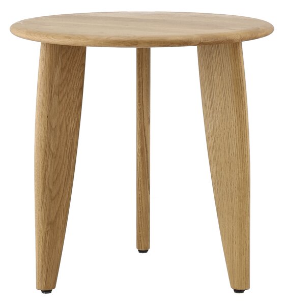 1898 Lyckeby coffee table Ø45x44 cm Natural lacquered oak