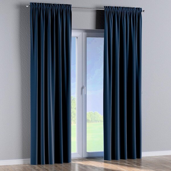 Slot and frill curtains
