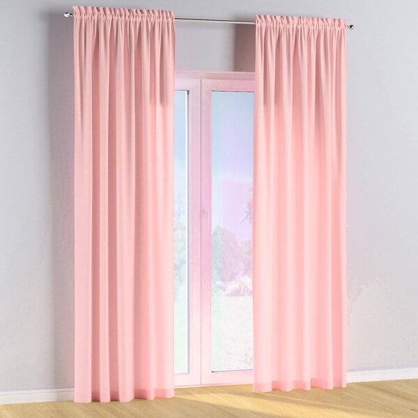 Slot and frill curtains