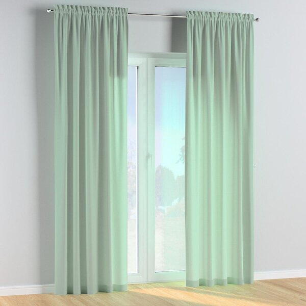 Slot and frill curtains