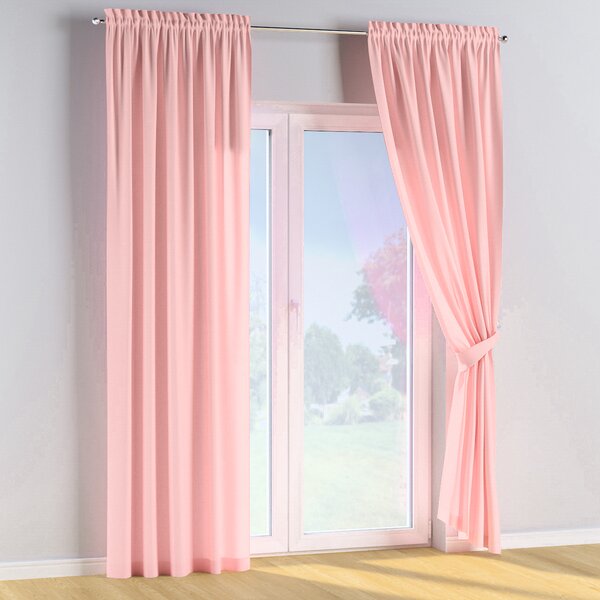 Slot and frill curtains