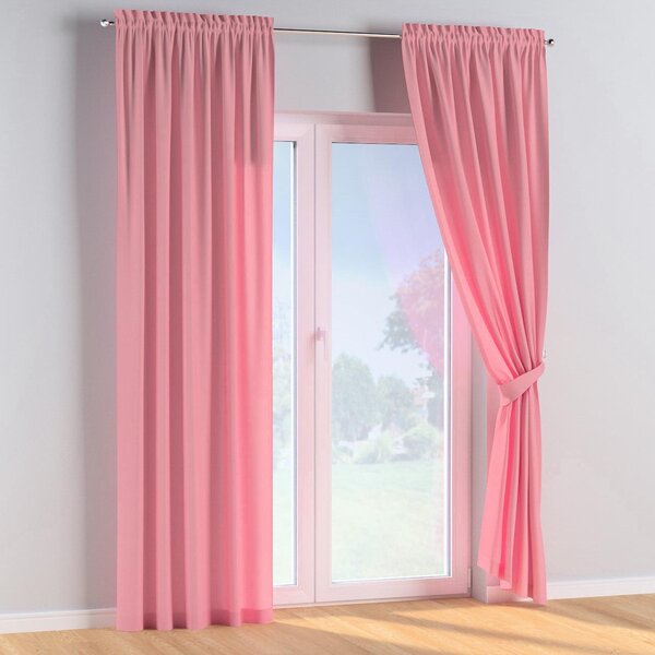 Slot and frill curtains