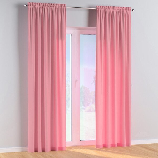 Slot and frill curtains