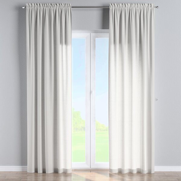 Slot and frill curtains