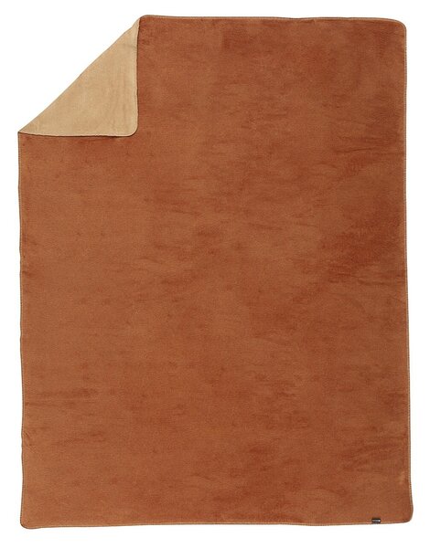 Cotton Cloud Blanket 150x200cm Beige&Cognac