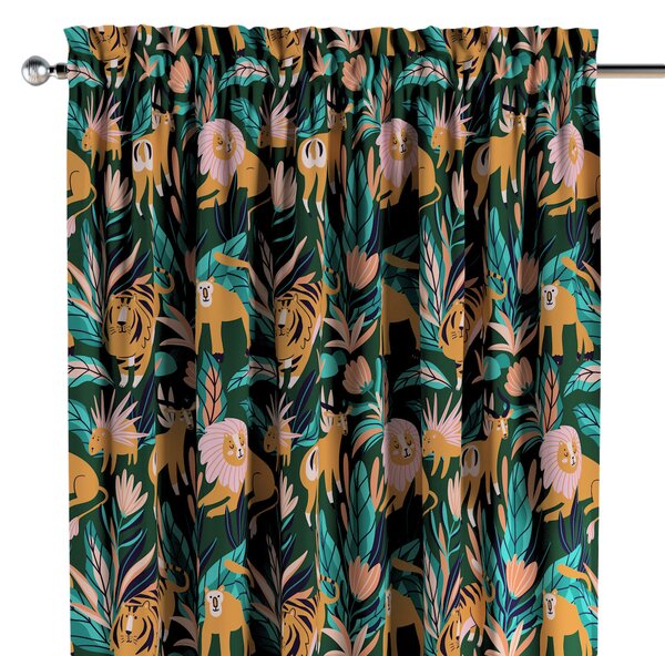 Slot and frill curtains