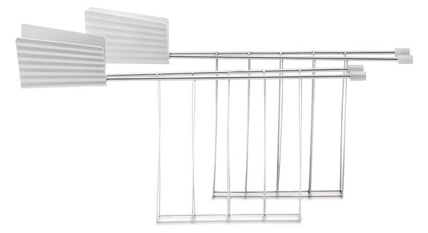 Alessi Pleated accessories for 2-slice toaster Gray