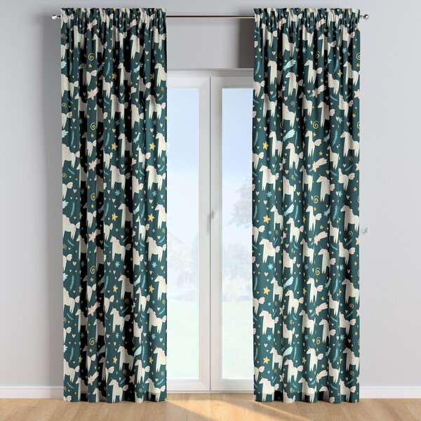 Slot and frill curtains