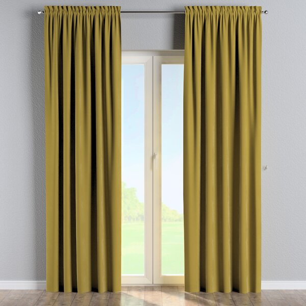 Slot and frill curtains