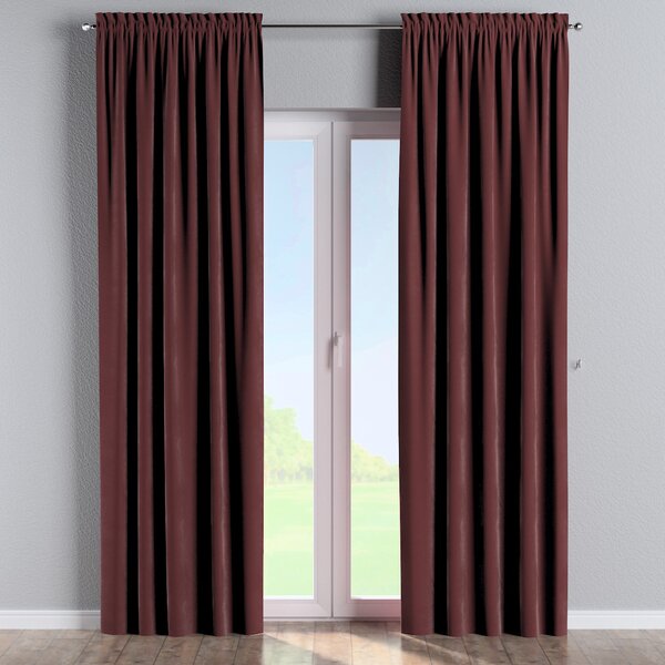 Slot and frill curtains