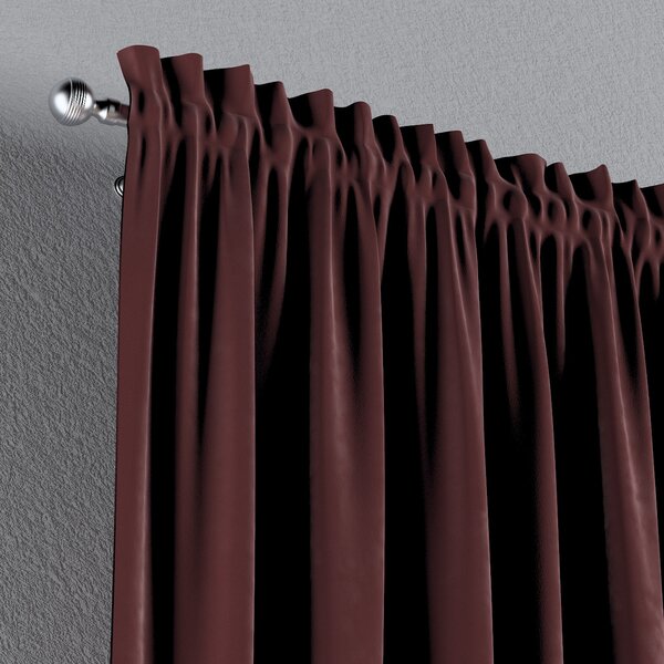 Slot and frill curtains