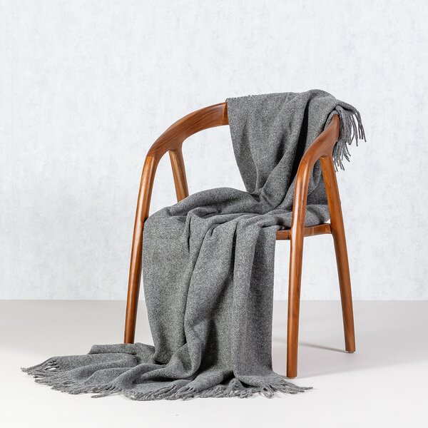 Plaid Zelandia 140x200cm melange grey