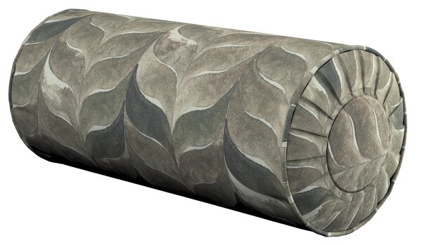 Bolster cushion with pleats